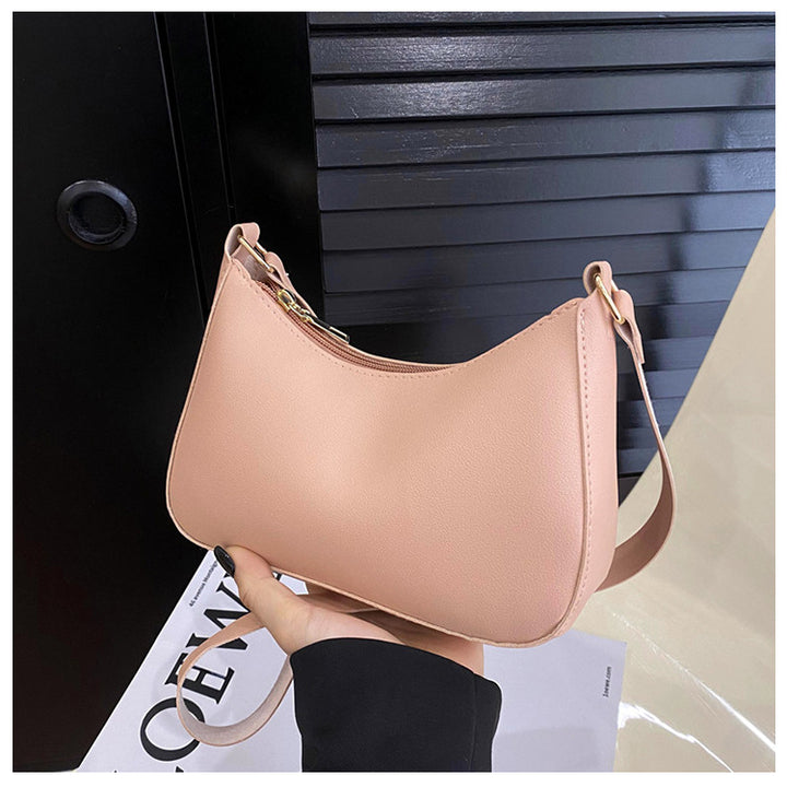 Women's Underarm Bag Solid Color Small Square Handbag Fashion Shoulder Bags-Women's Bags-Zishirts