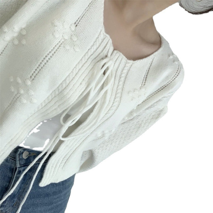 Youthful-looking Loose Outer Wear Idle Style Knitted Cardigan-Sweaters-Zishirts