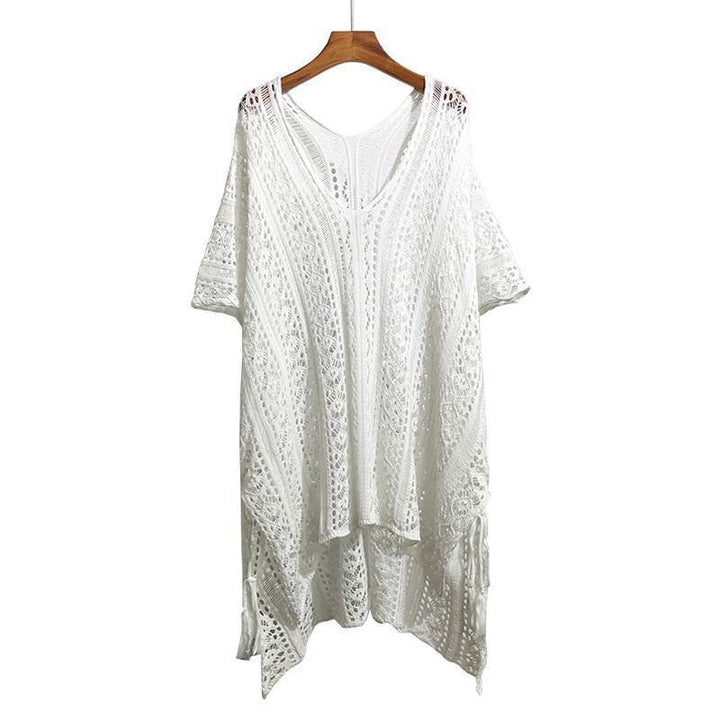 Summer Design Chic Loose Smock Top-Sweaters-Zishirts