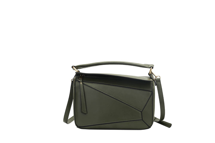 Contrast Color Geometric Shoulder Bag For Women-Women's Bags-Zishirts