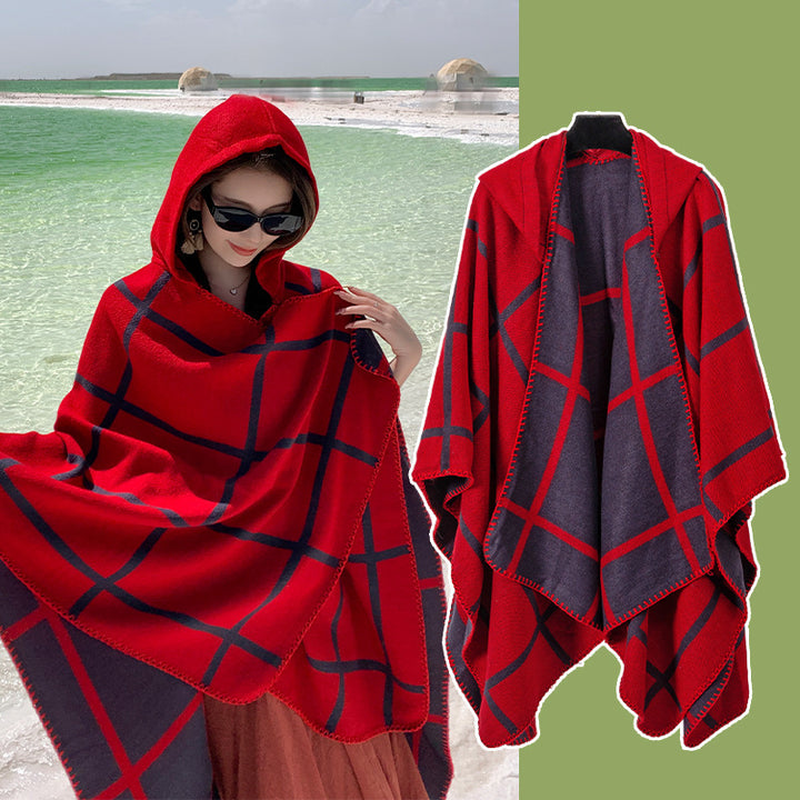 Ethnic Style Outdoor Grassland Desert Shawl-Scarves & Wraps-Zishirts