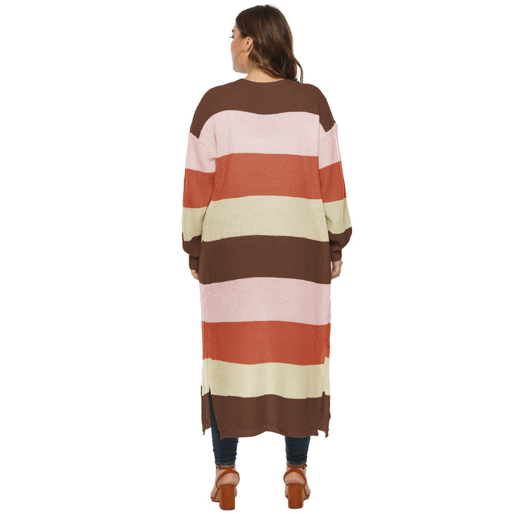 Large Pocket Woven Long Sweater Coat-Women's Outerwear 2023-Zishirts