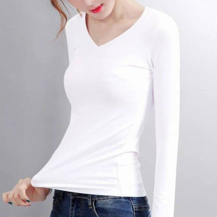 Seamless Bottoming Shirt Women's Autumn And Winter Warm-Women's Outerwear 2023-Zishirts