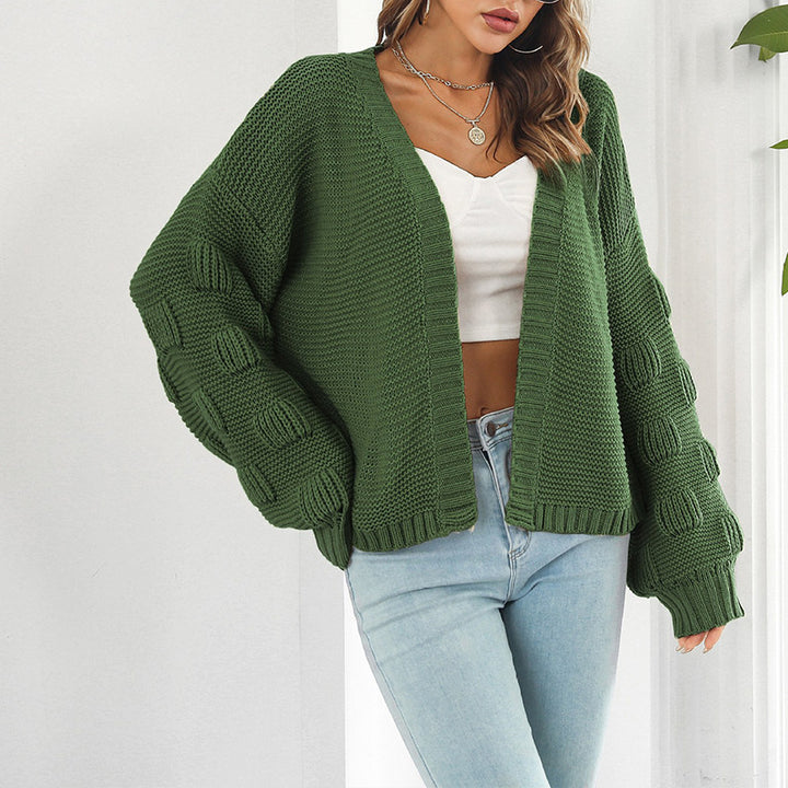 Women's Knitted Cardigan Casual Retro-Sweaters-Zishirts