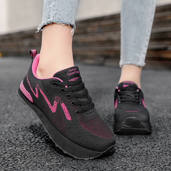 Breathable Lumbar Spine Hunchback Correction Flat Foot Front High Back Low Reverse Walking Shoes-Womens Footwear-Zishirts