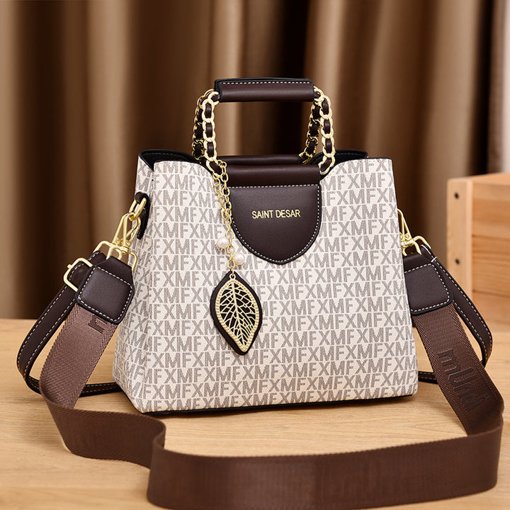 Women's Vintage Fashion Print Handbag-Women's Bags-Zishirts