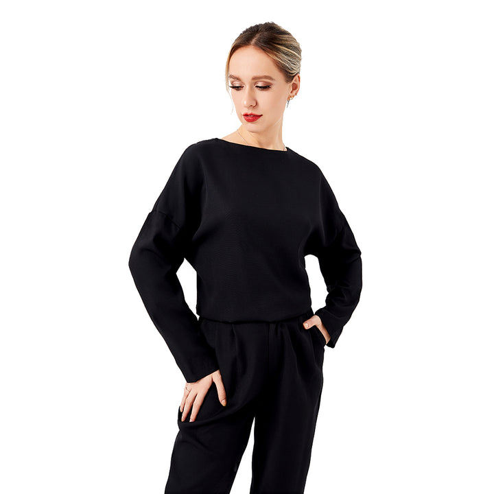 Sweater Two Piece Long Pants Set-Suits & Sets-Zishirts