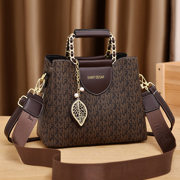 Women's Vintage Fashion Print Handbag-Women's Bags-Zishirts