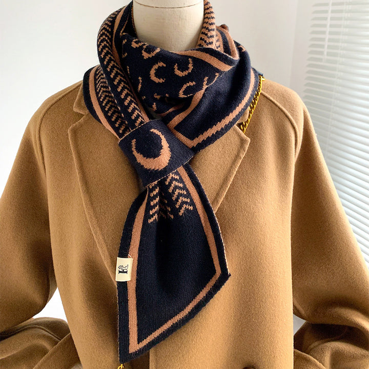 Fashionable Decorative Warm Student Neck Scarf Scarf-Scarves & Wraps-Zishirts