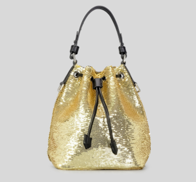 Bling Sequin Bucket Bag Women's Retro Elegant Sequins-Women's Bags-Zishirts