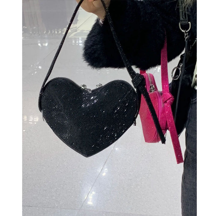 Love Light Diamond Light Luxury Shoulder Bag-Women's Bags-Zishirts