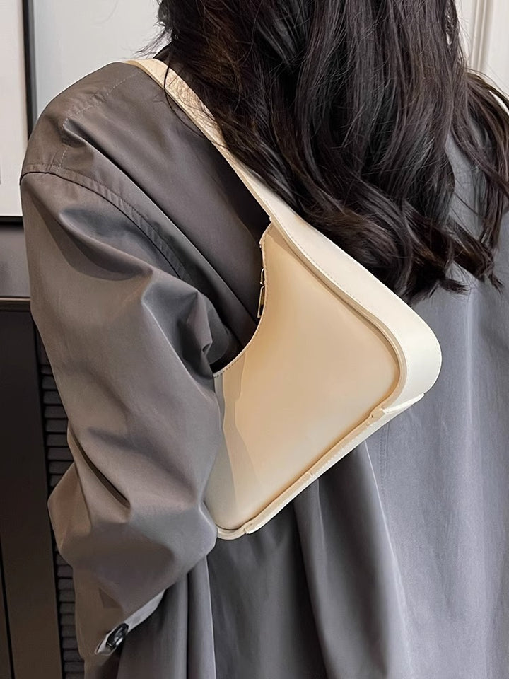 Versatile Handheld White Shoulder Bag-Women's Bags-Zishirts