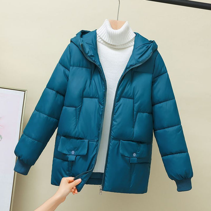 Women's Winter Loose Fashion Short Cotton Coat-Jackets-Zishirts