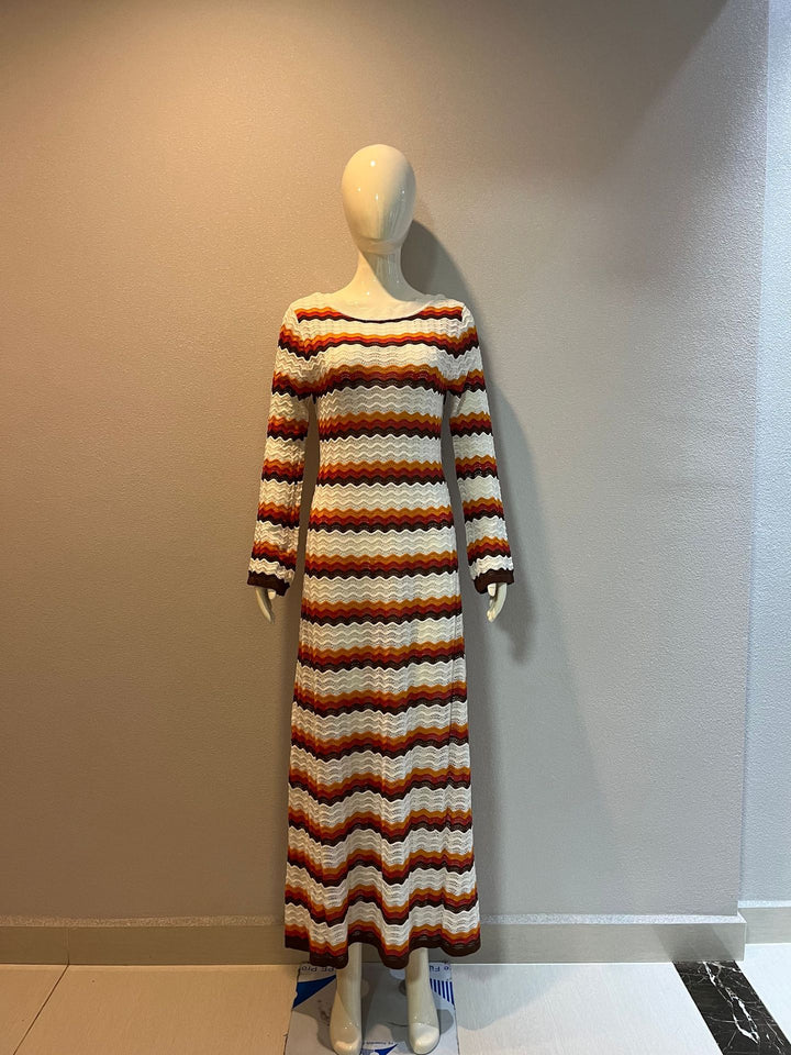 Fashion Sexy Knitted Hollow Dress-Lady Dresses-Zishirts