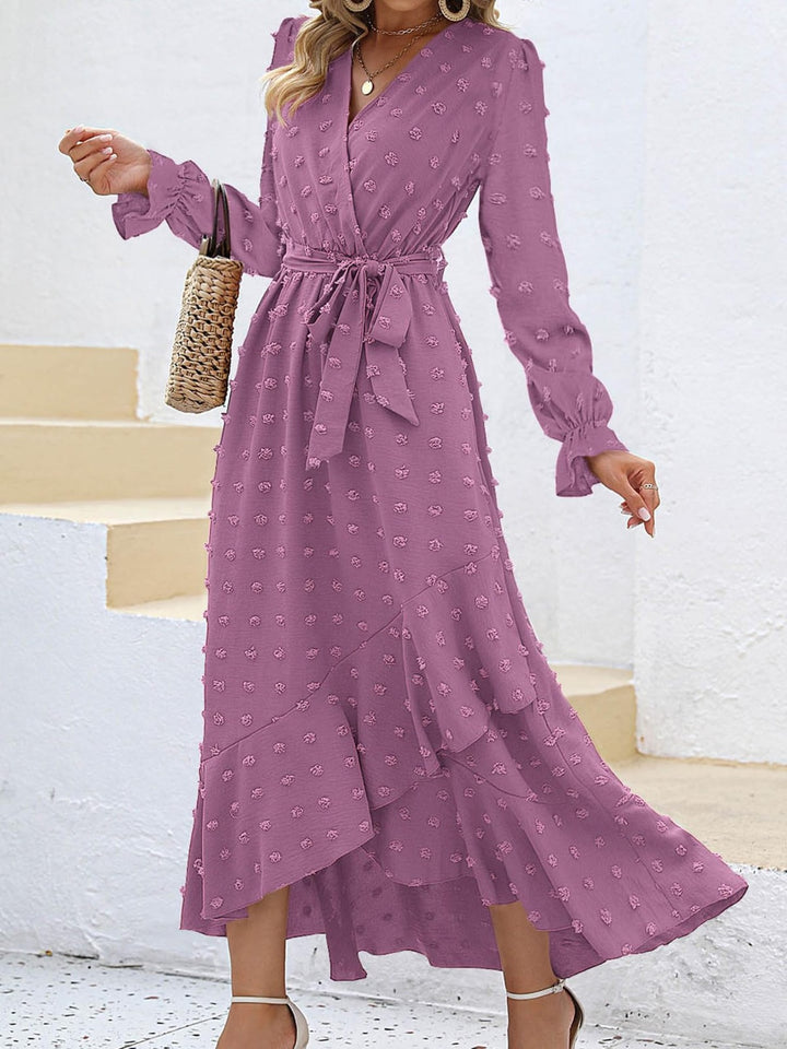 Women's Polka Dot Long Sleeve Dress Party-Women's Outerwear 2023-Zishirts