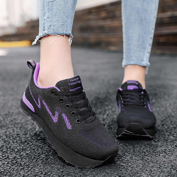Breathable Lumbar Spine Hunchback Correction Flat Foot Front High Back Low Reverse Walking Shoes-Womens Footwear-Zishirts