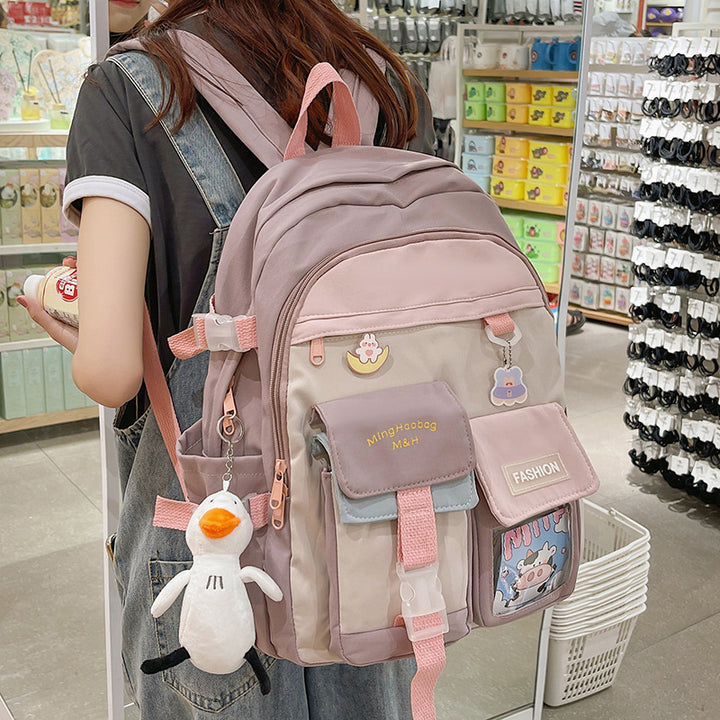Large Capacity Schoolbag Mori College Style Soft Girl Backpack-Women's Bags-Zishirts