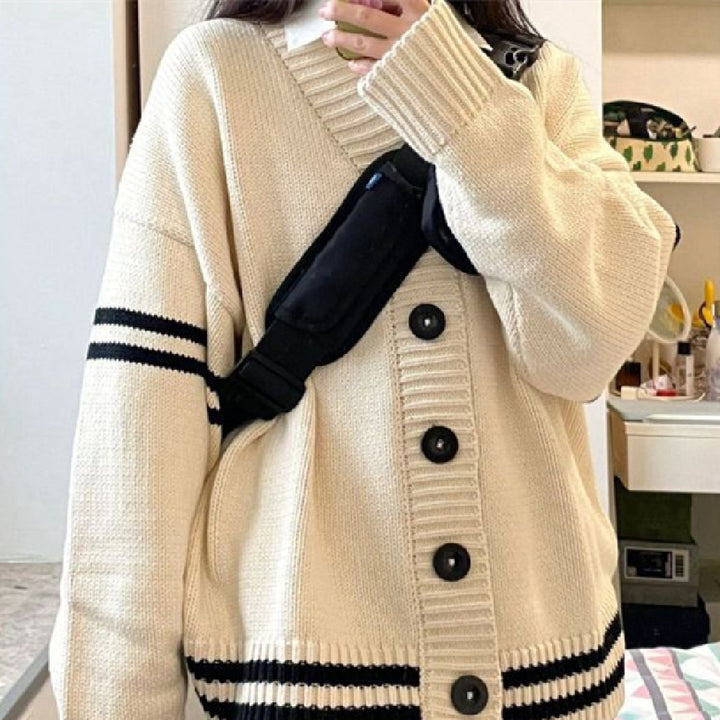 Fashion Mid-length Cardigan Sweater For Women-Sweaters-Zishirts