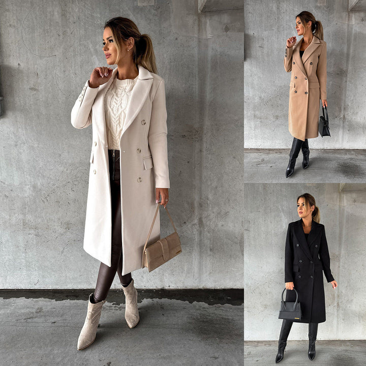 Fashion Casual Woolen Coat Women-Jackets-Zishirts