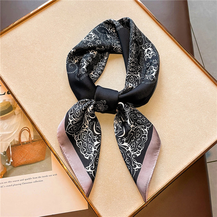 New Women's Scarves 70cm Love Bird Letter Pattern-Scarves & Wraps-Zishirts