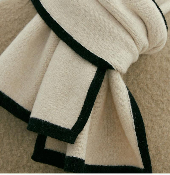 Women's New Simple Cashmere Scarf Knitting-Scarves & Wraps-Zishirts