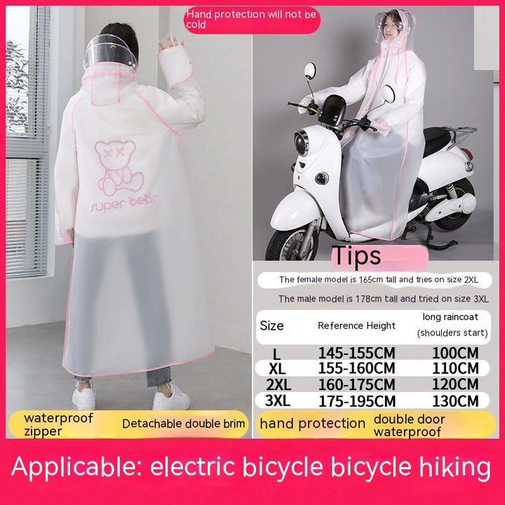 Electric Bike Raincoat Riding Rain-proof-Suits & Sets-Zishirts