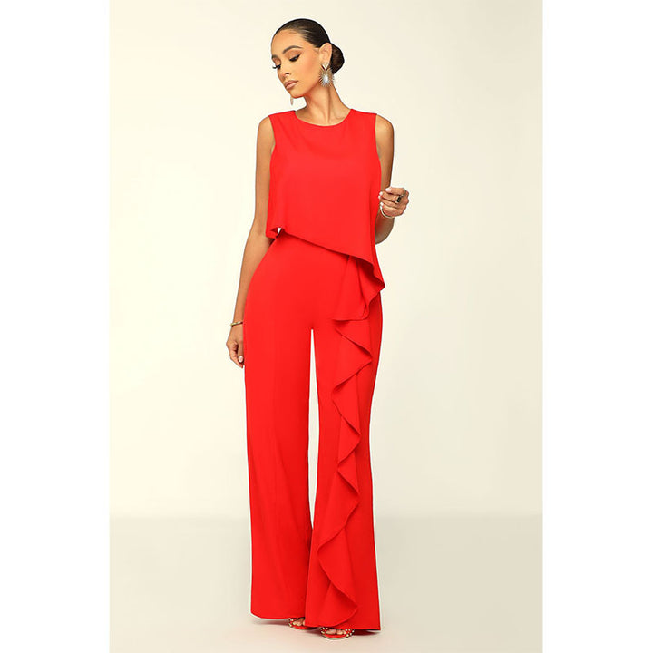 Fashion Women's Wear Solid Color Jumpsuit-Women's Outerwear 2023-Zishirts