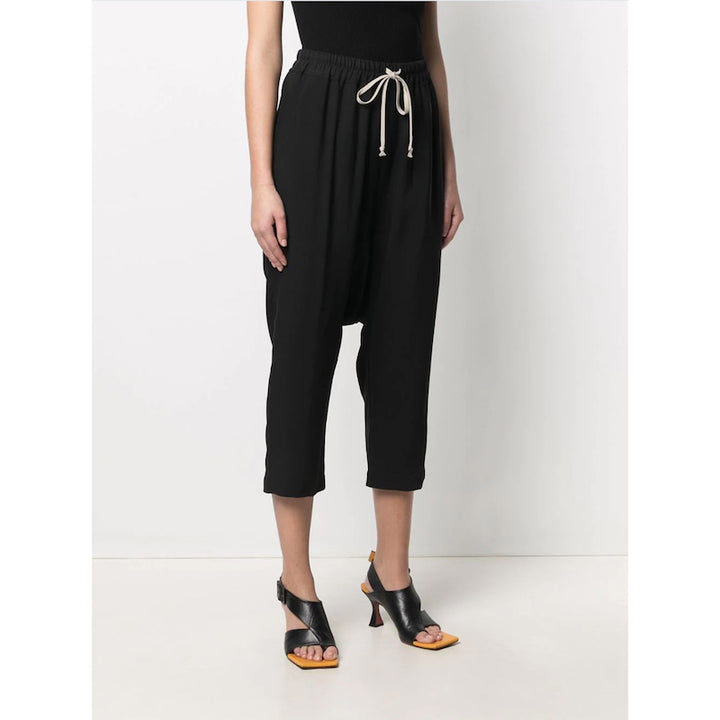 Harlan Loose Hanging Crotch Cropped Pants-Women's Outerwear 2023-Zishirts