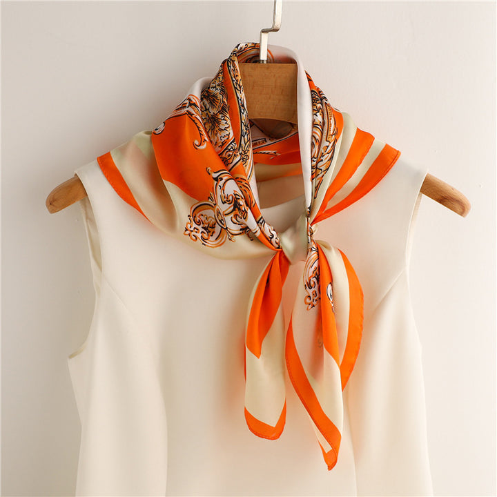 New Women's Scarves 70cm Love Bird Letter Pattern-Scarves & Wraps-Zishirts