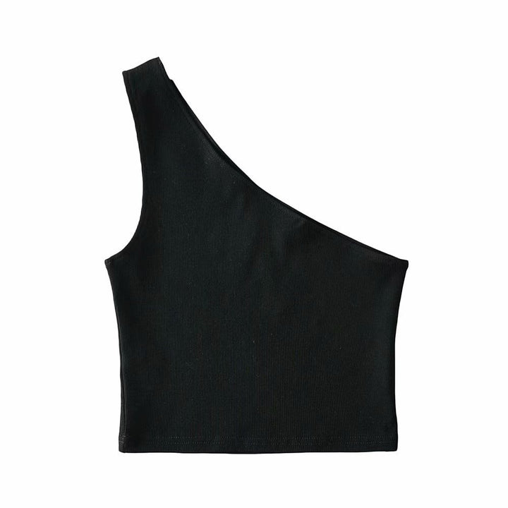 Women's Fashion Short Shoulder Vest-Blouses & Shirts-Zishirts