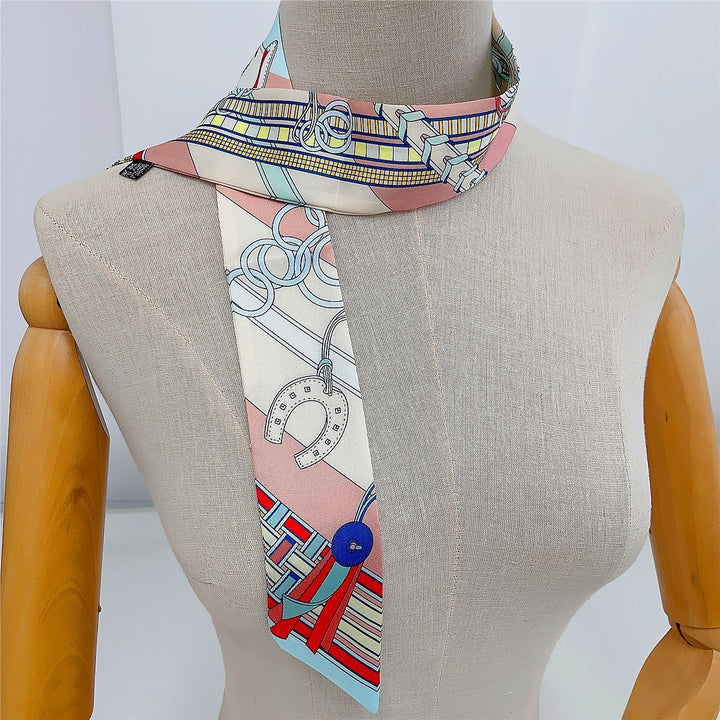 Women's Elegant Professional Duplex Printing Silk Scarf-Scarves & Wraps-Zishirts