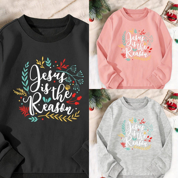 Christmas Season Printed Girls' Sports Sweater-Women's Outerwear 2023-Zishirts