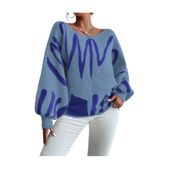 Loose Pullover Knitting Sweater-Women's Outerwear 2023-Zishirts