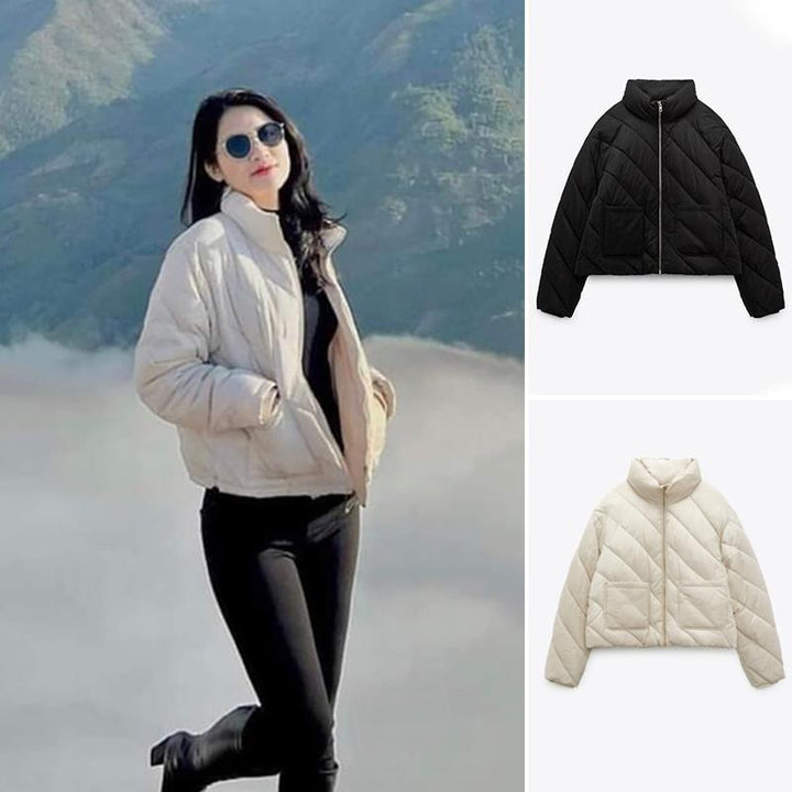 Women's Fashion Casual Twill Cotton Jacket Coat-Jackets-Zishirts